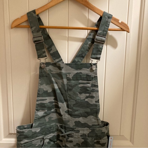 Girls Camo Overalls Size 18 XXL Camouflage Bib Overalls Stretch - Picture 2 of 15